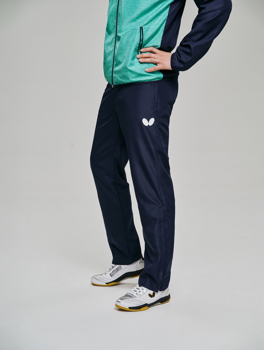Atamy Tracksuit: Pants, Blue, Model, Side